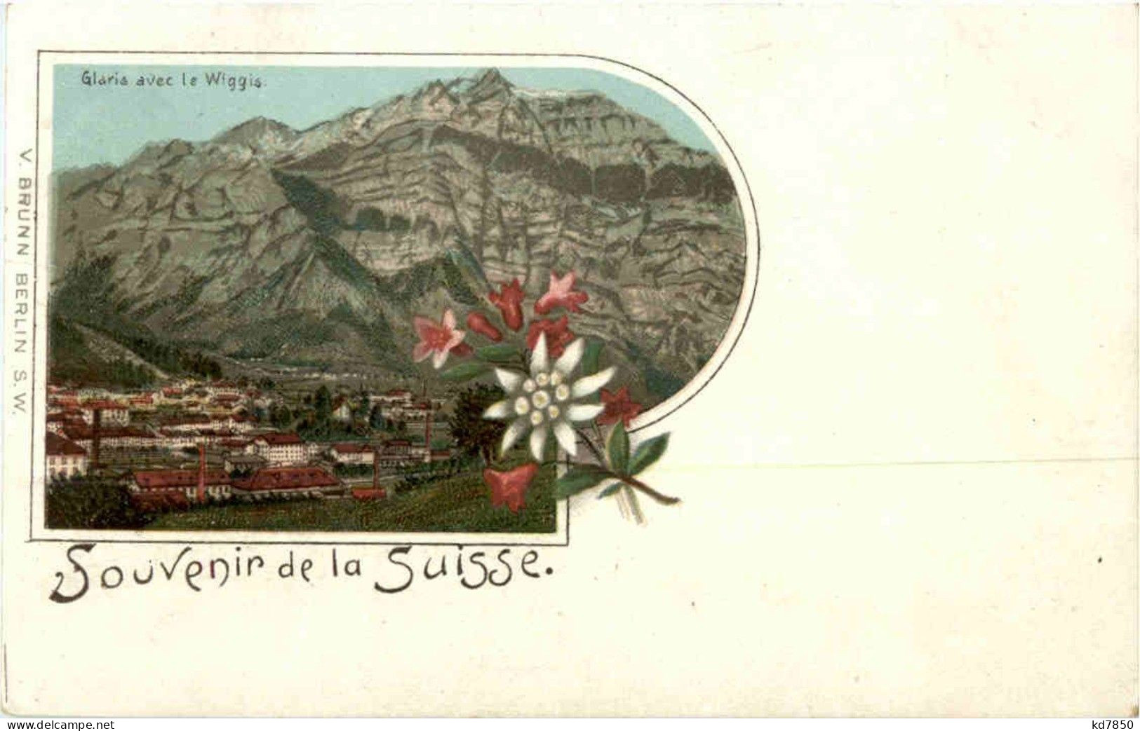 Souvenir De La Suisse - Glarus - Glarona Nord
