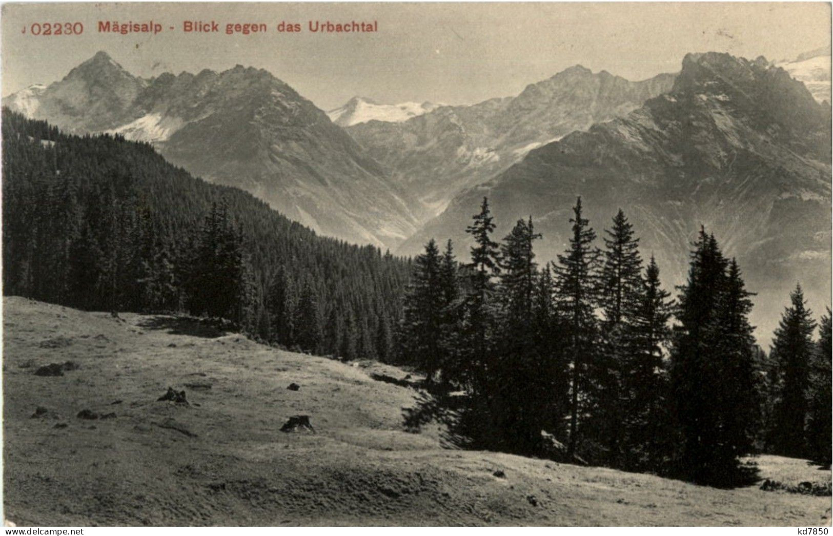 Mäglisalp - Blick Gegen Das Urbachtal - Sonstige & Ohne Zuordnung