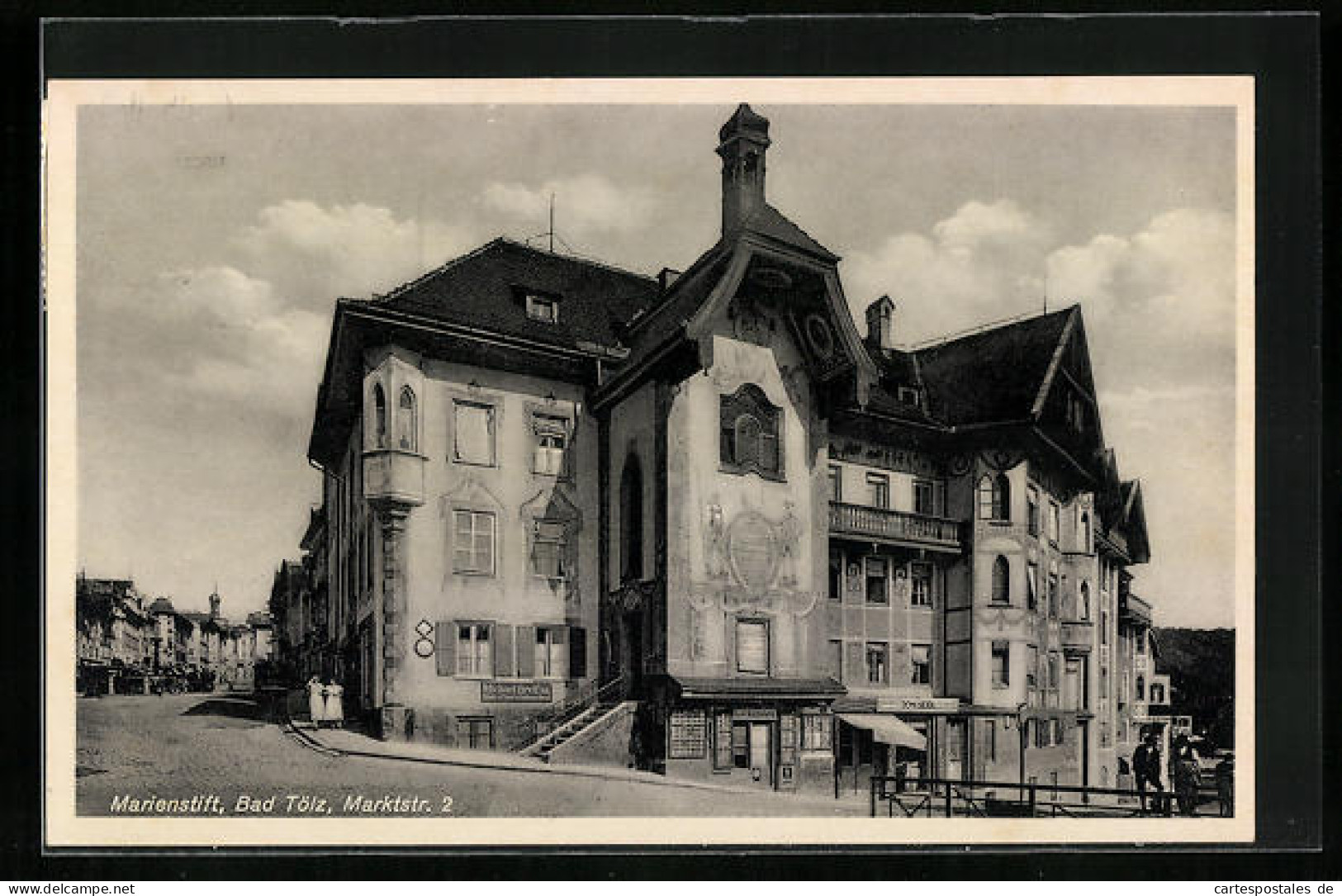 AK Bad Tölz, Vor Dem Mariastift In Der Marktstrasse 2  - Bad Tölz