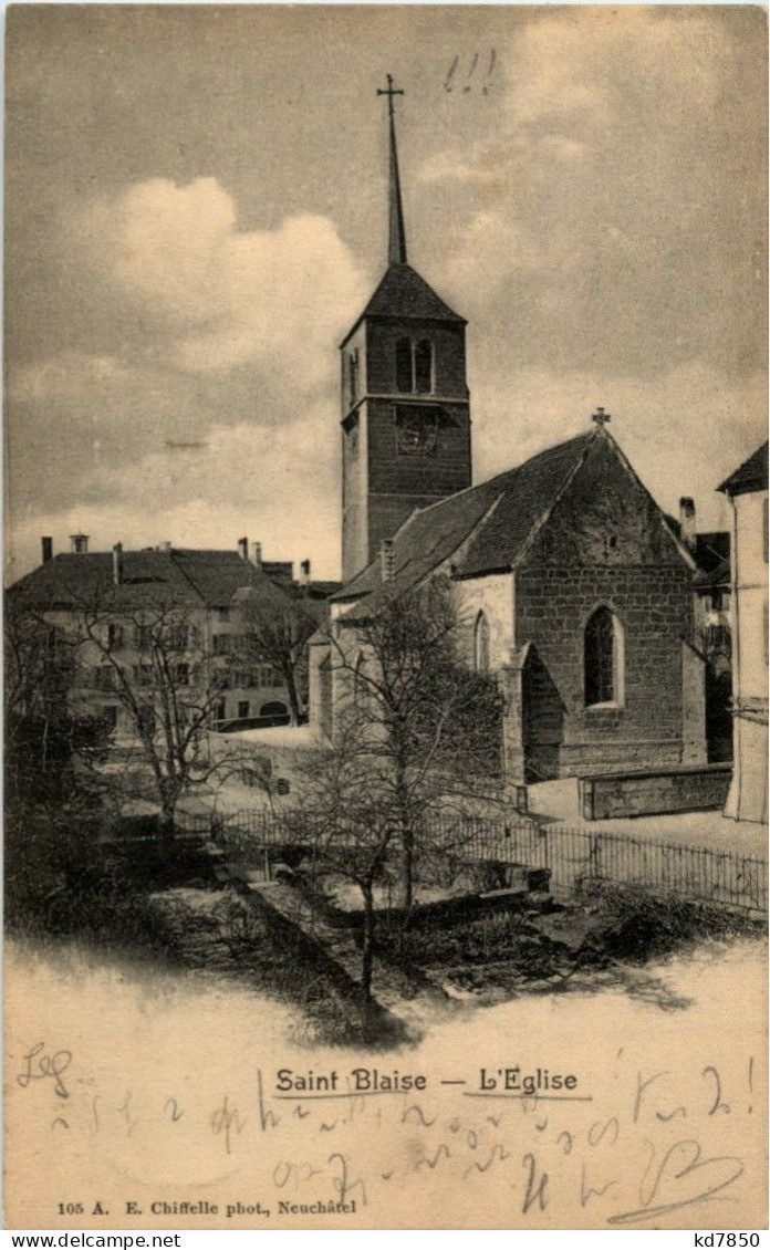Saint Blaise - L Eglise - Saint-Blaise