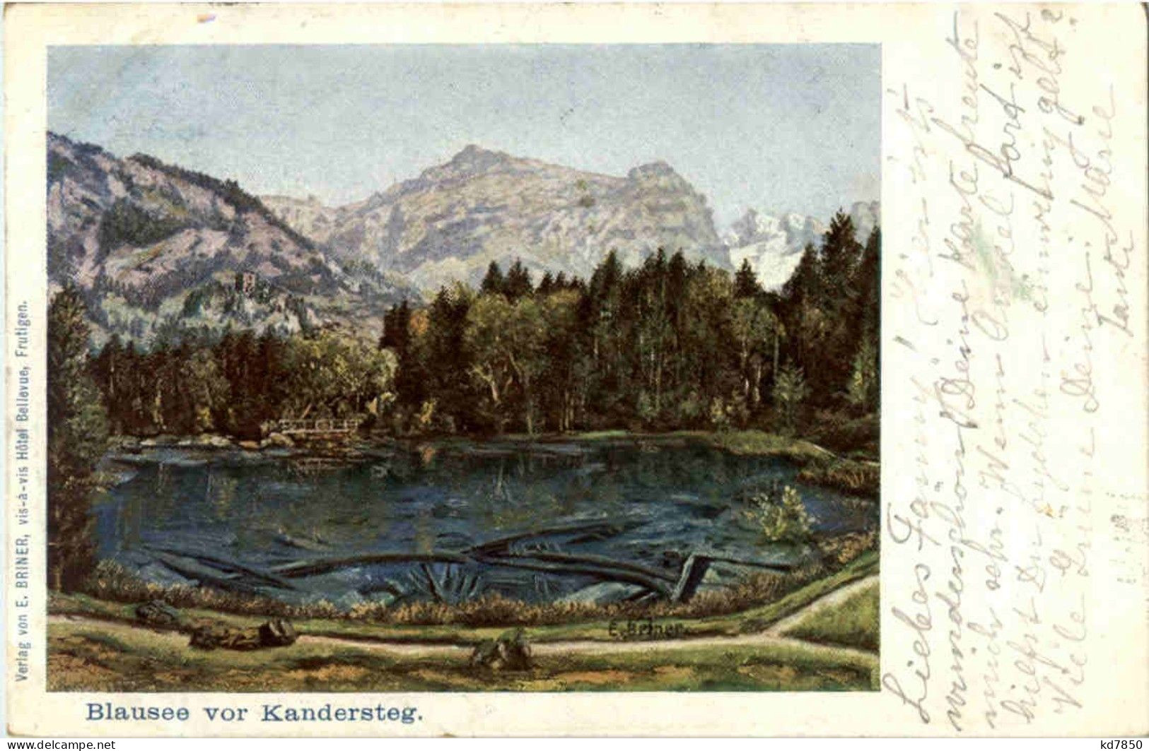 Blausee Vor Kandersteg - Kandersteg