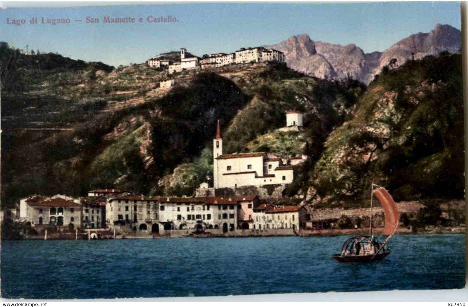 Lago Di Lugano - San Mamette E Castello - Lugano