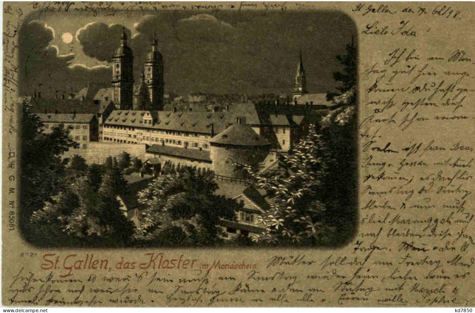 Gruss Aus St. Gallen - Kloster - Saint-Gall