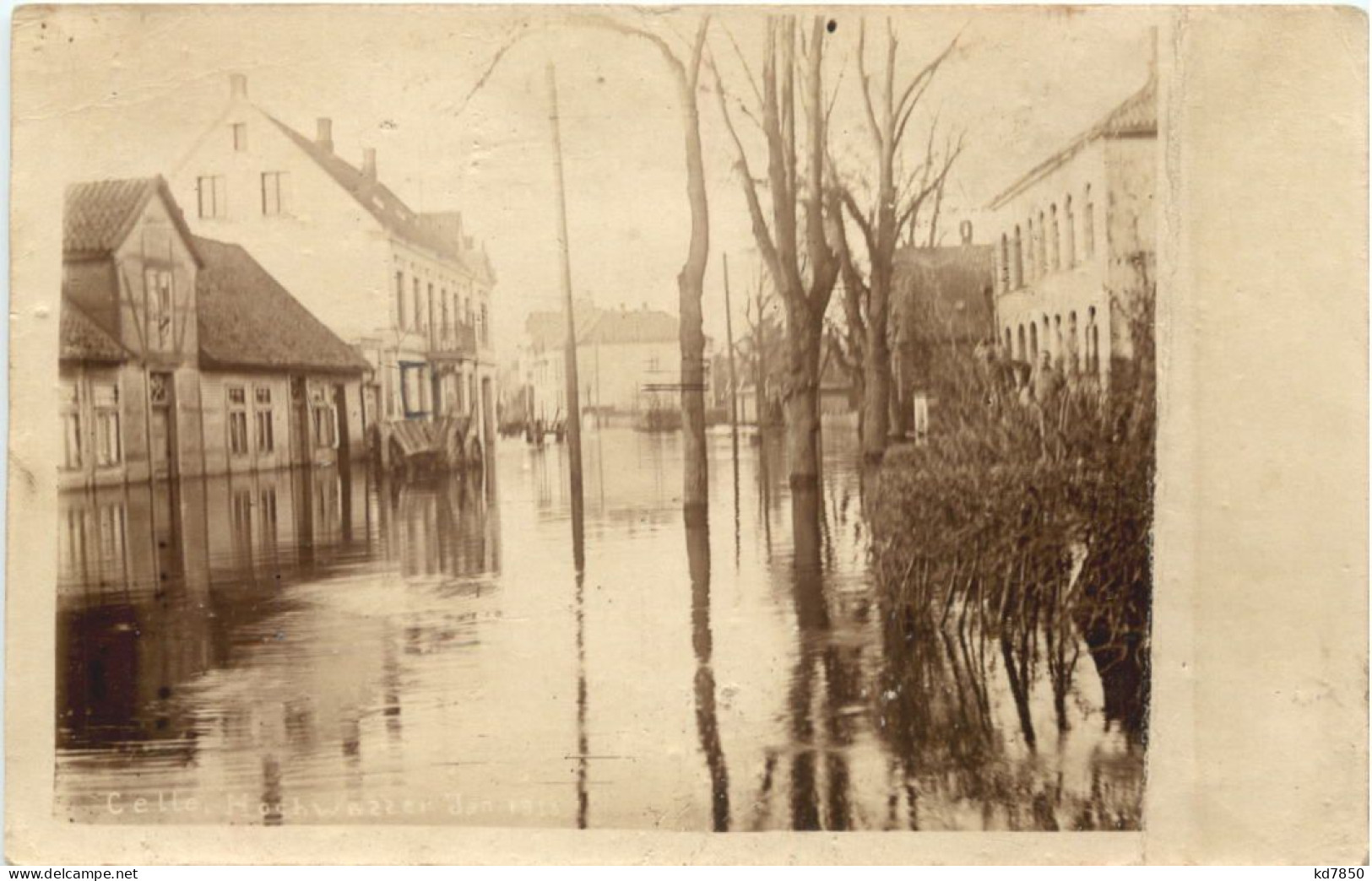Celle - Hochwasser 1918 - Celle