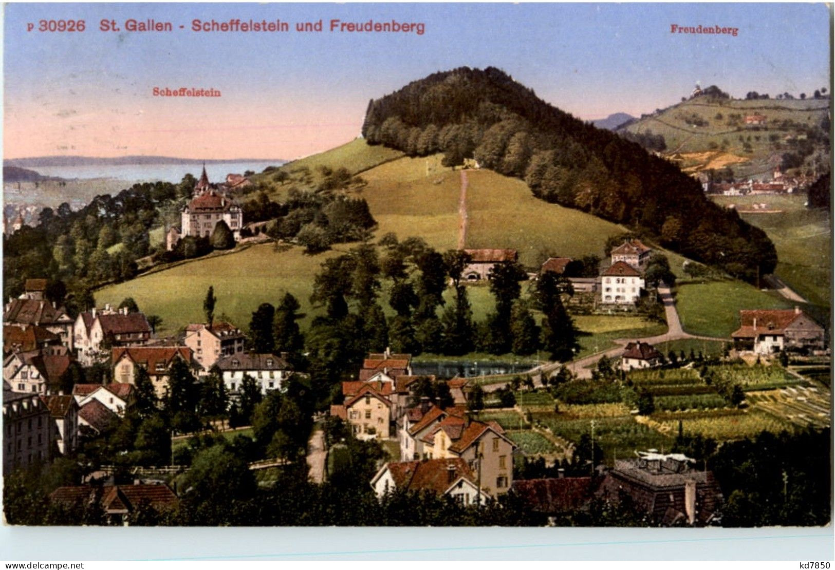 St. Gallen - Scheffelstein Und Freudenberg - Saint-Gall