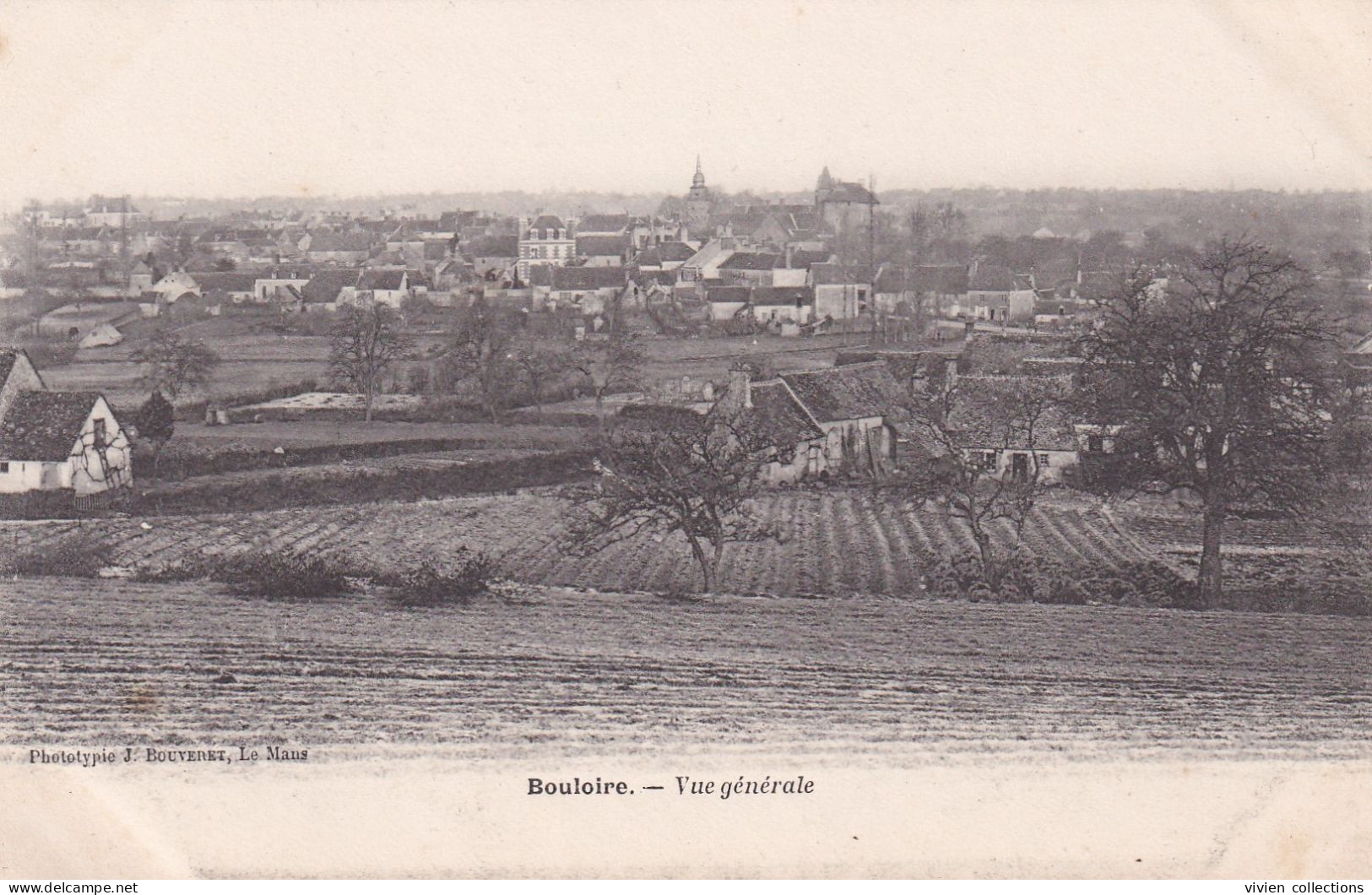 Bouloire (72 Sarthe) Vue Générale - Carte Précurseur Phot. Bouveret - Bouloire