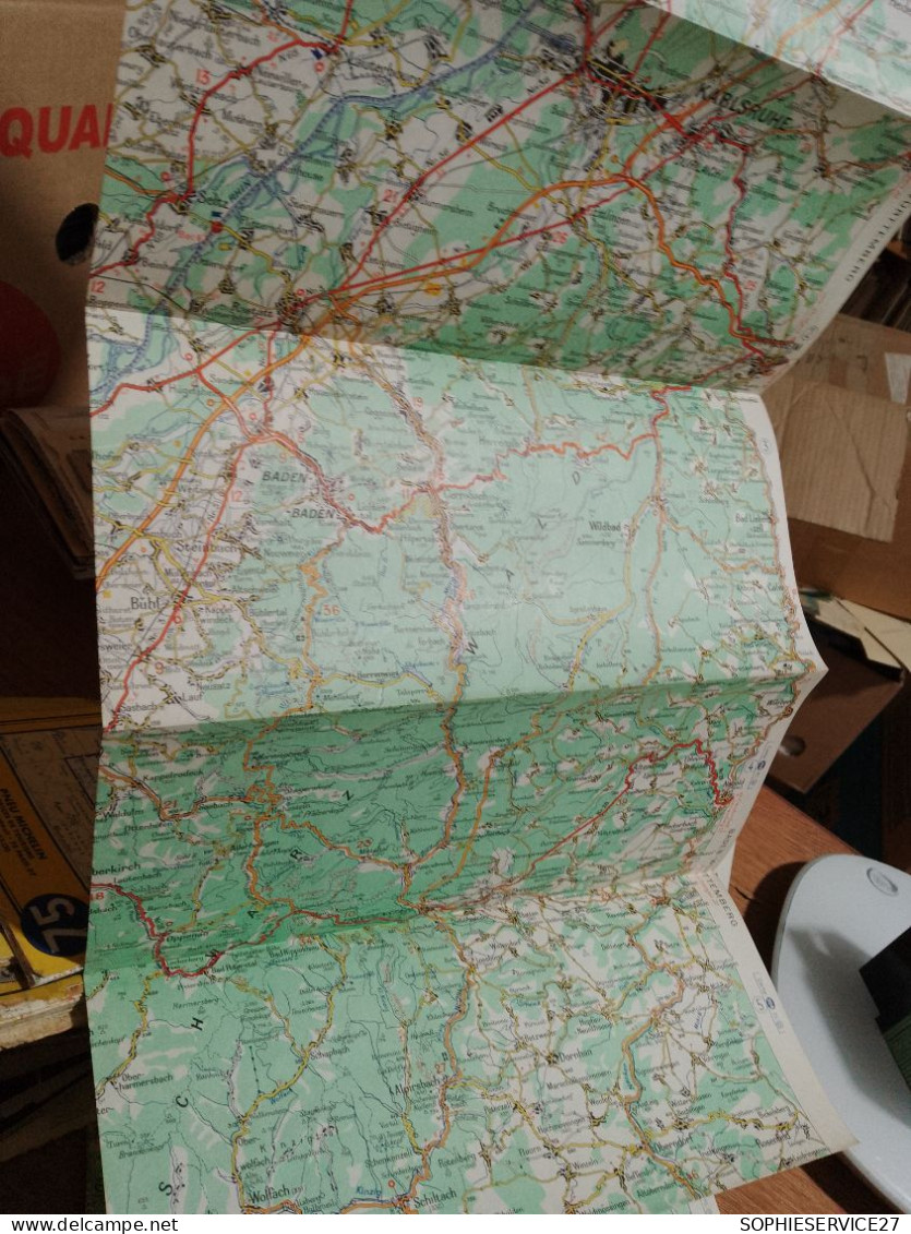 155 / CARTE MICHELIN / ALLEMAGNE  1961 - Roadmaps