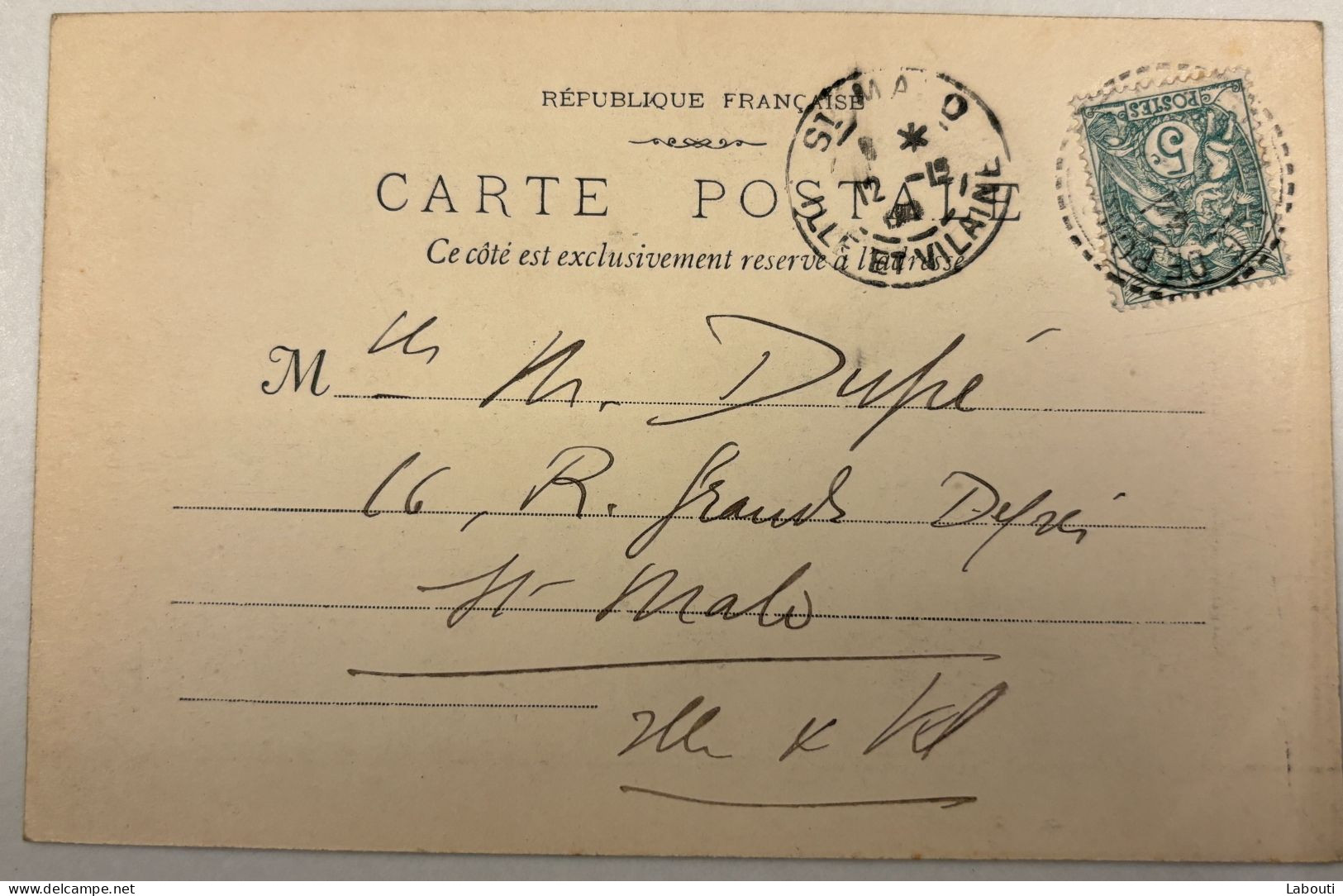 Porquerolles Le Poste Du Télégraphe Sans Fil Voyagé 1903 - Andere & Zonder Classificatie