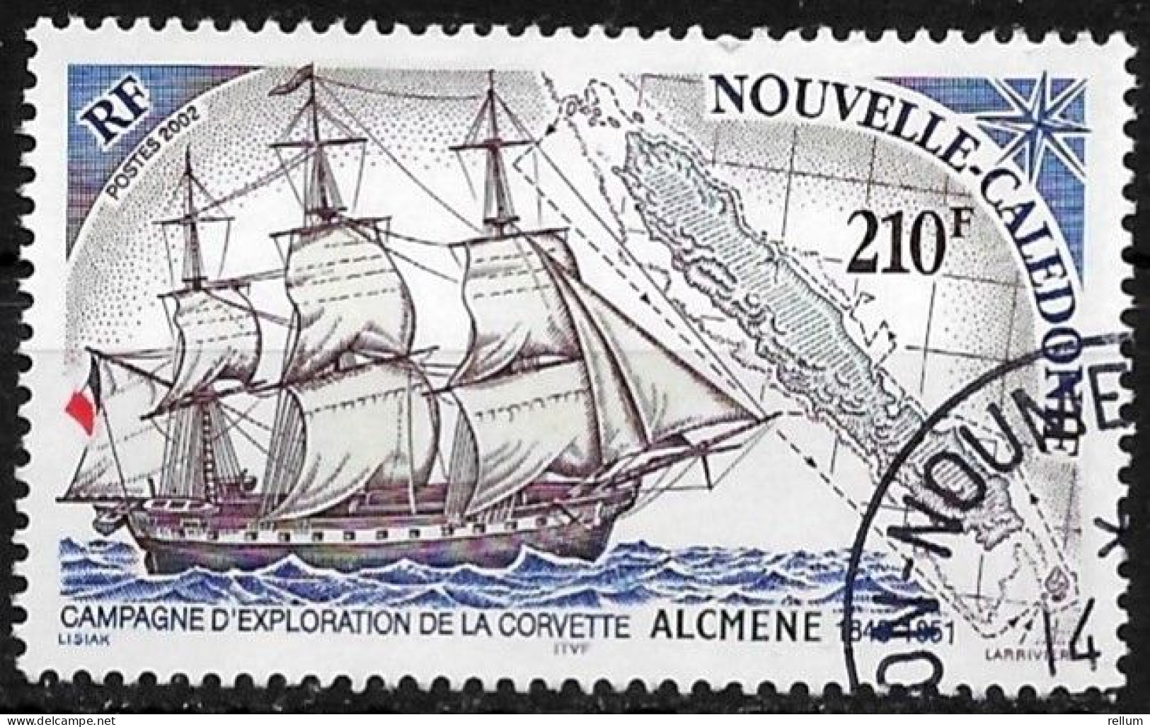 Nouvelle Calédonie 2002 - Yvert Et Tellier Nr. 872 - Michel Nr. 1274 Obl. - Usati