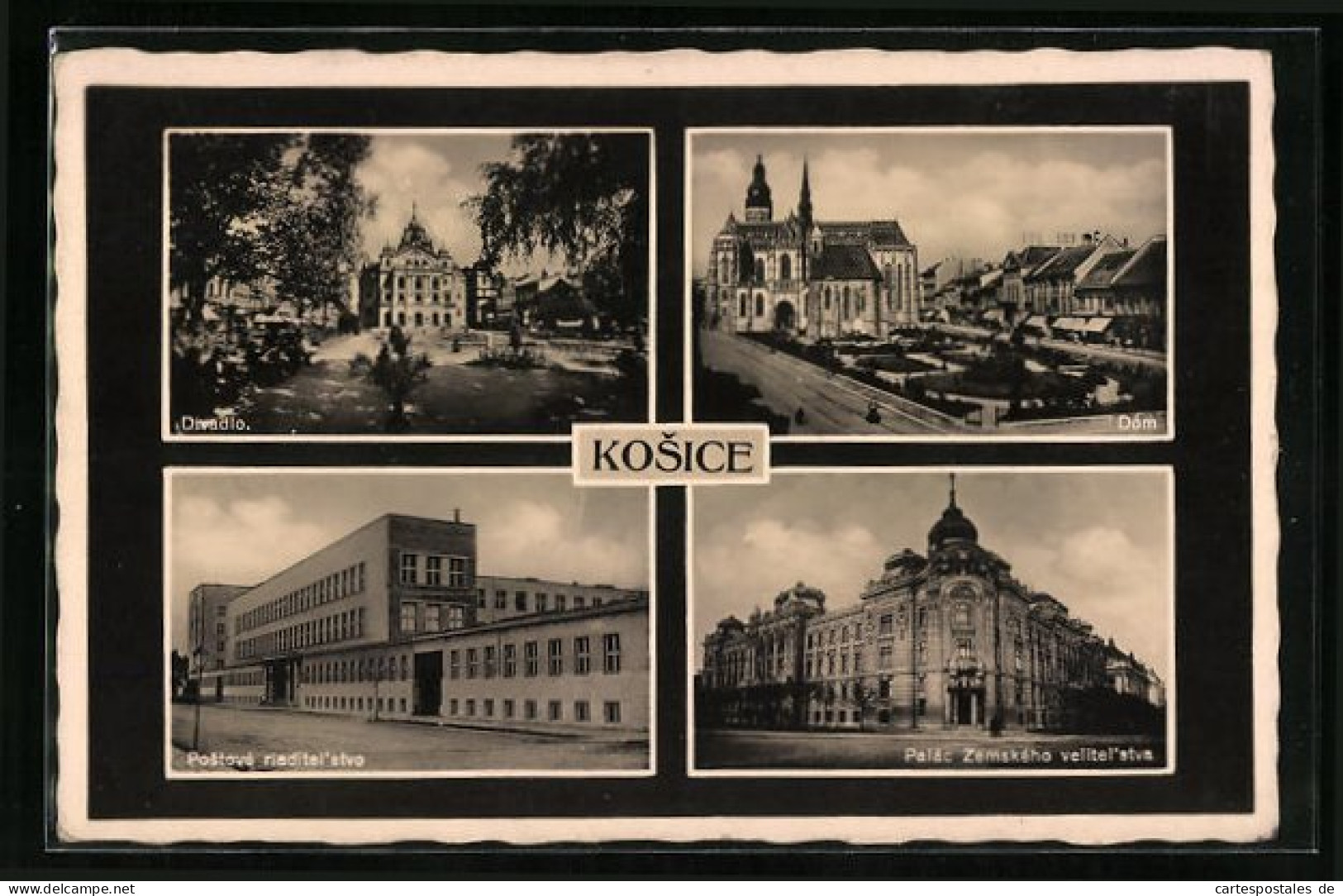 AK Kosice, Divadlo, Dom, Palac Zemskeho Velitel`stva  - Slovakia