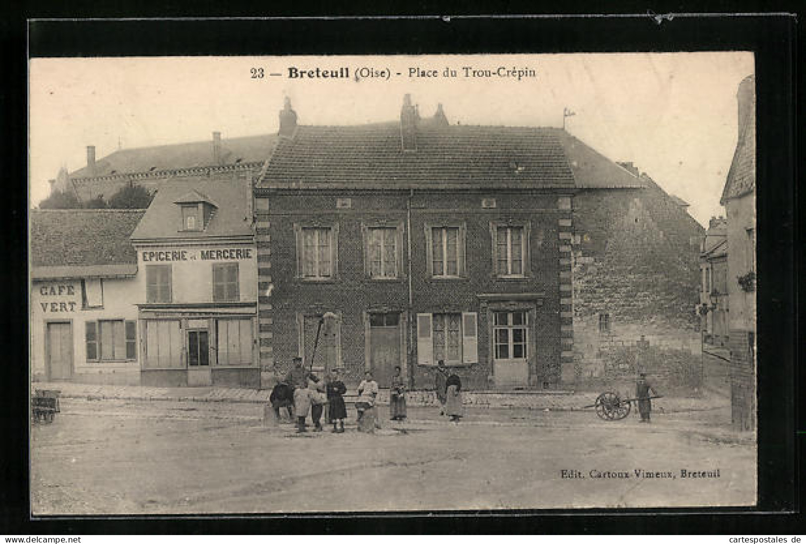 CPA Breteuil, Place Du Trou-Crépin  - Breteuil