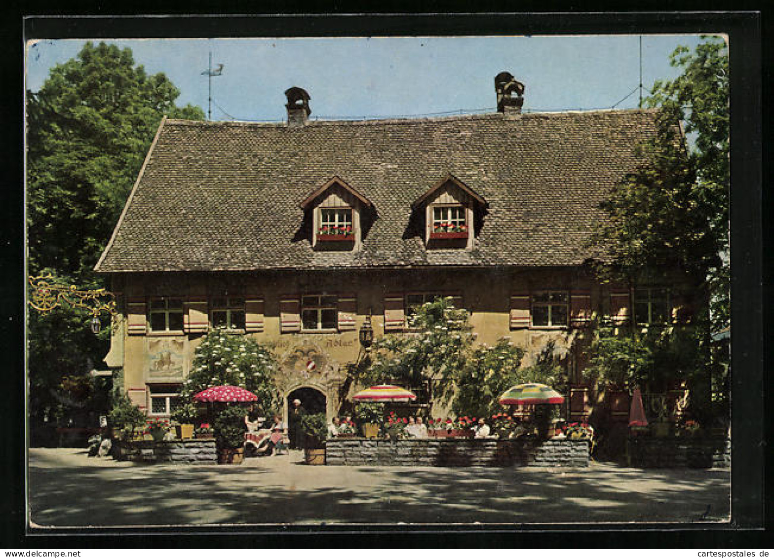 AK Grossholzleute /Allgäu, Gasthof-Pension Adler  - Other & Unclassified