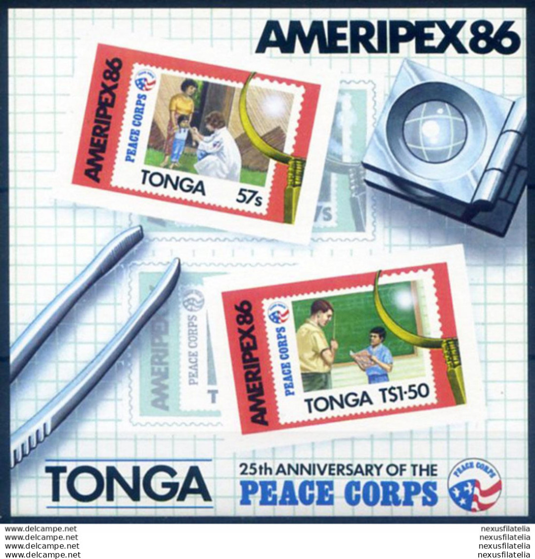 "Ameripex '86". - Tonga (1970-...)
