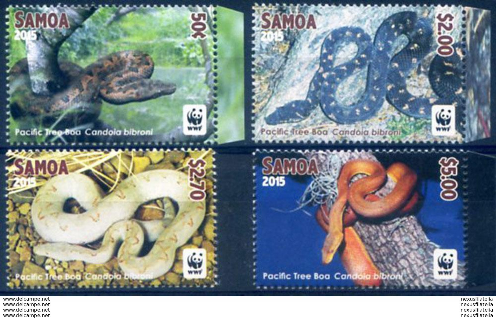Fauna. Serpenti 2015. - Samoa (Staat)