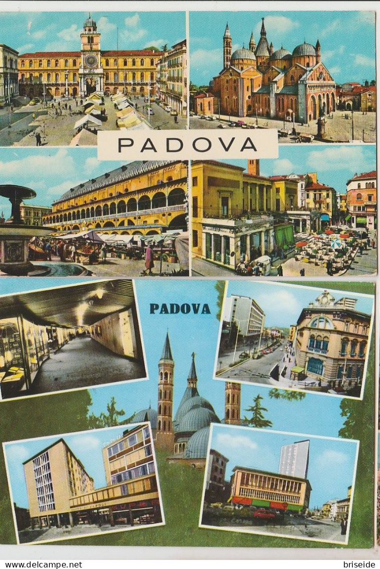PADOVA N. 2 CARTOLINE VEDUTINE F/G - Padova (Padua)