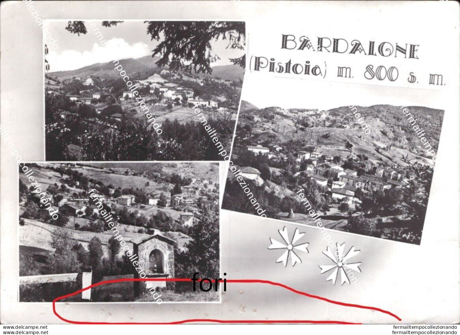 Al784 Cartolina Bardalone Provincia Di Pistoia Toscana - Pistoia
