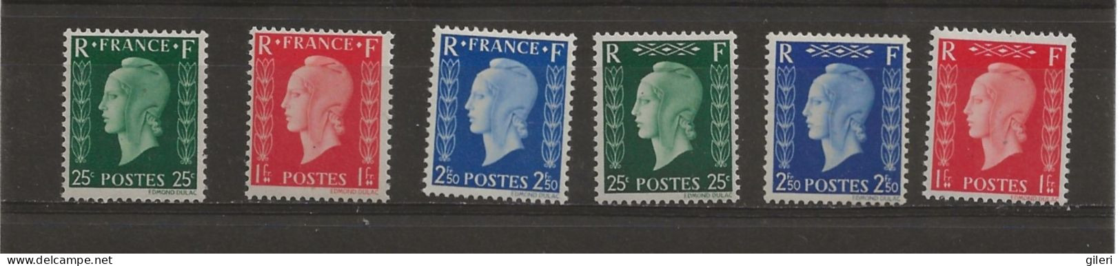 N 701A A 701F Neuf Luxe - Unused Stamps