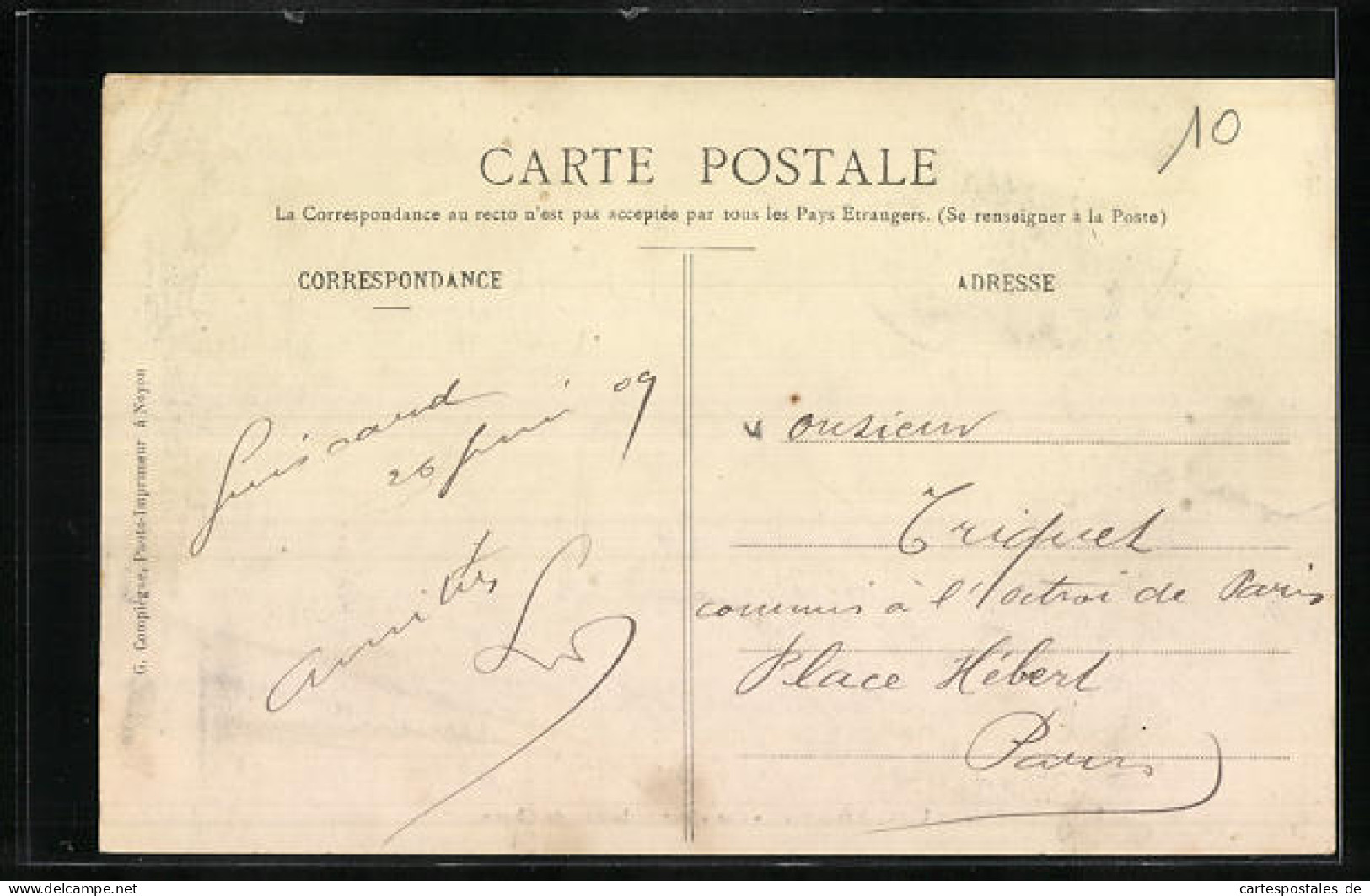 CPA Guiscard, Carrefour De La Rue De Chauny  - Guiscard