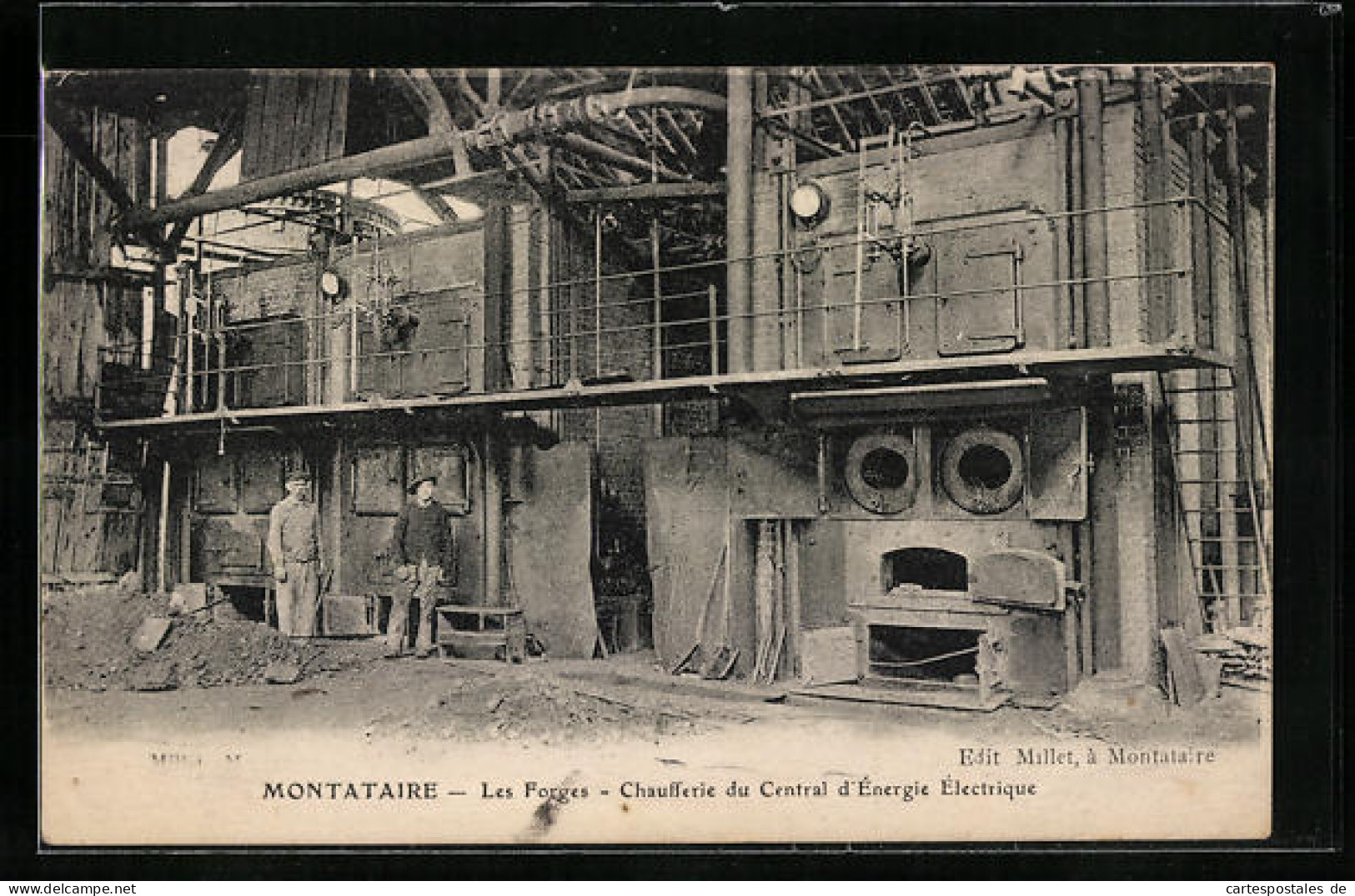 CPA Montataire, Les Forges, Chaufferie Du Cental D`Énergie Électrique  - Montataire