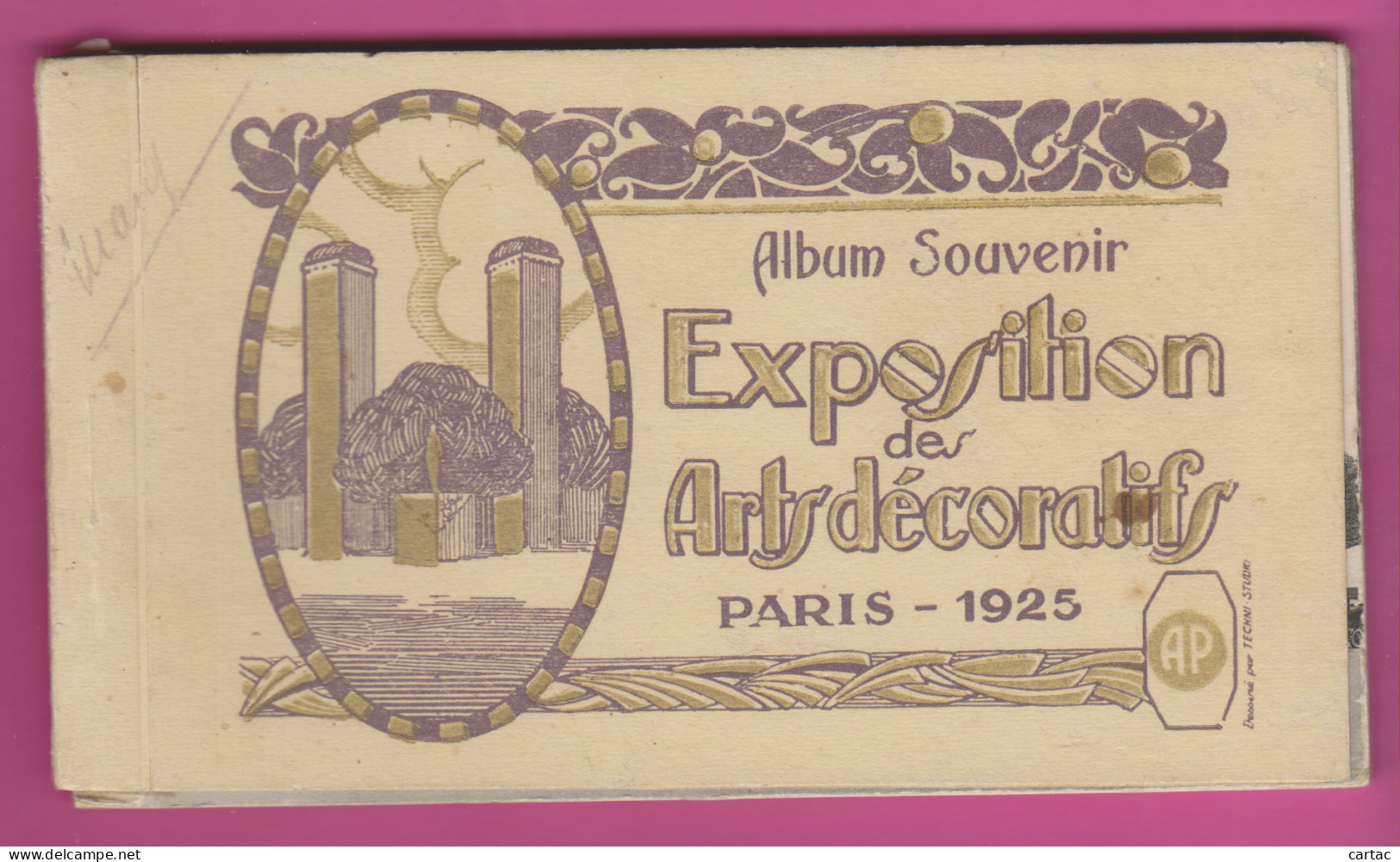 D75 - PARIS - ALBUM SOUVENIR - EXPOSITION DES ARTS DÉCORATIFS - 1925 - Carnet De 14 Cartes (carnet Incomplet) - Ausstellungen