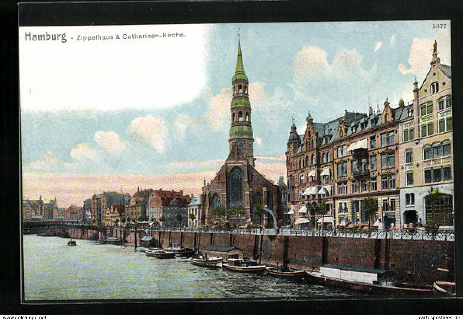 AK Hamburg, Zippelhaus Und Catharinenkirche  - Mitte