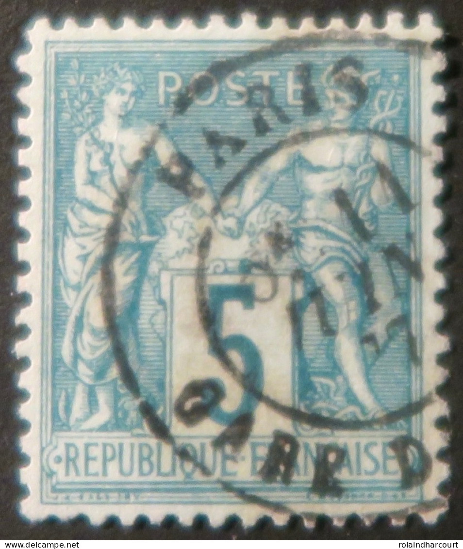 R1311/3042 - FRANCE - SAGE TYPE II N°75 - LUXE - CàD De PARIS GARE 11 JUIN 1877 - TRES BON CENTRAGE - 1876-1898 Sage (Tipo II)