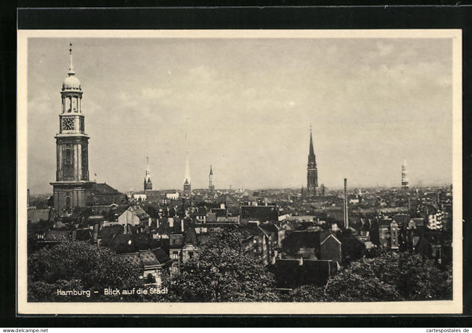 AK Hamburg, Blick Auf Die Stadt  - Mitte