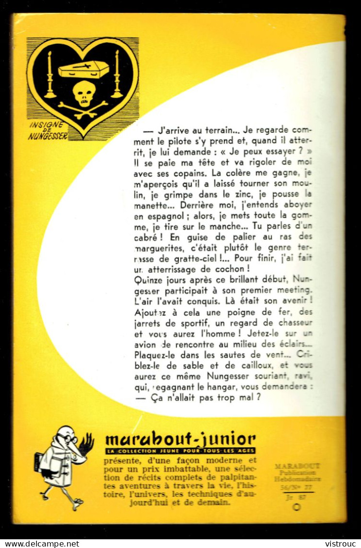 "Le Chevalier Du Ciel", De Marcel JULLIAN - MJ N° 87 -  Guerre Aérienne - 1956. - Marabout Junior