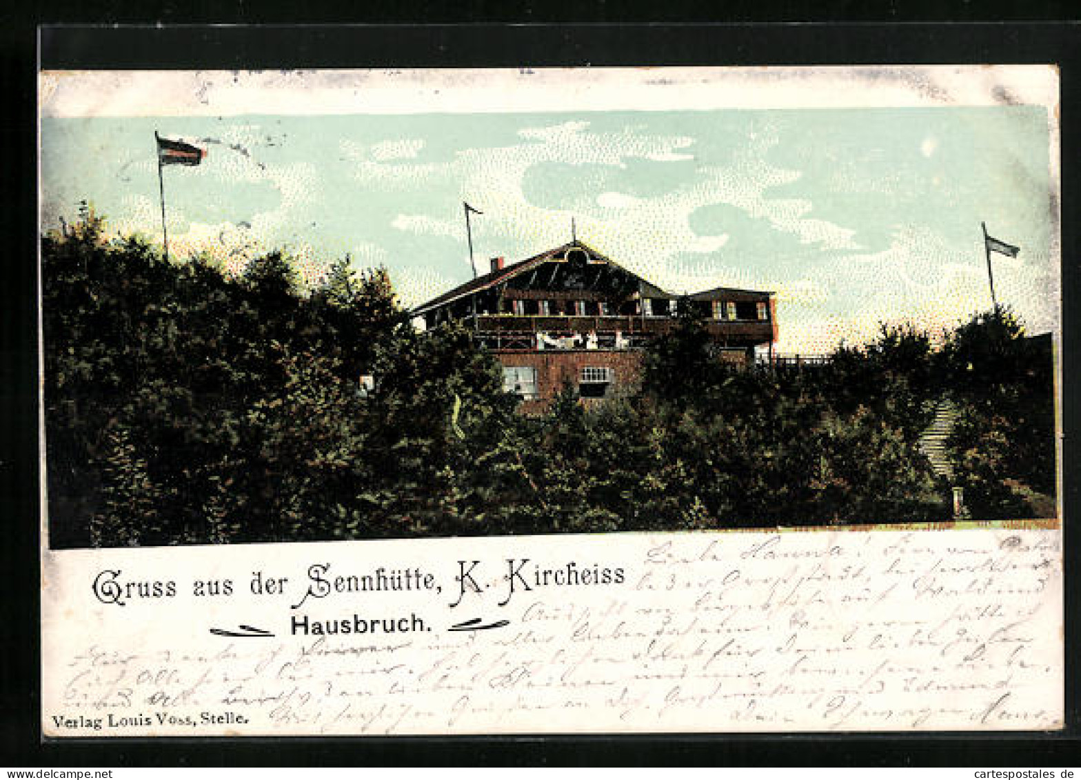 AK Hamburg-Hausbruch, Gasthaus Sennhütte Von K. Kircheiss  - Harburg