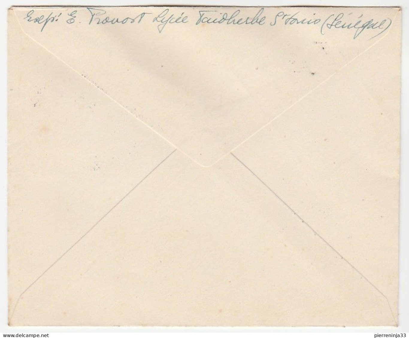 Lettre 1ère Visite D'un Président De La République En Afrique Noire, St Louis Du Sénégal, 1947 (autre Affranchissement) - Covers & Documents