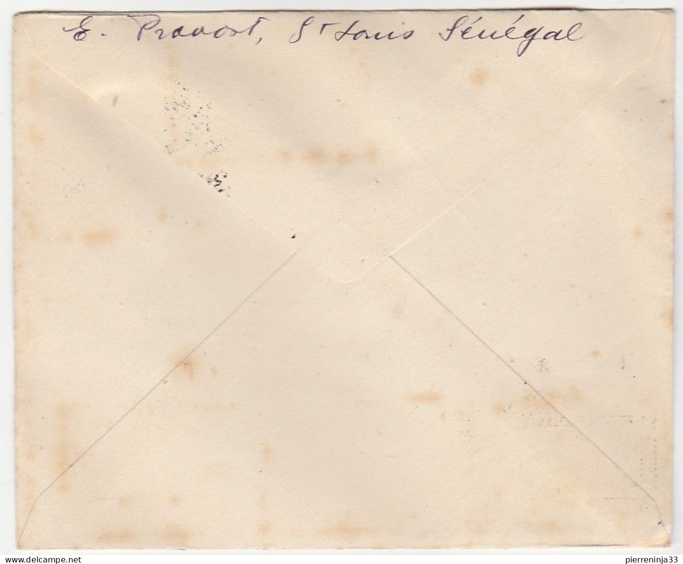 Lettre 1ère Visite D'un Président De La République En Afrique Noire, St Louis Du Sénégal, 1947 (autre Affranchissement) - Briefe U. Dokumente