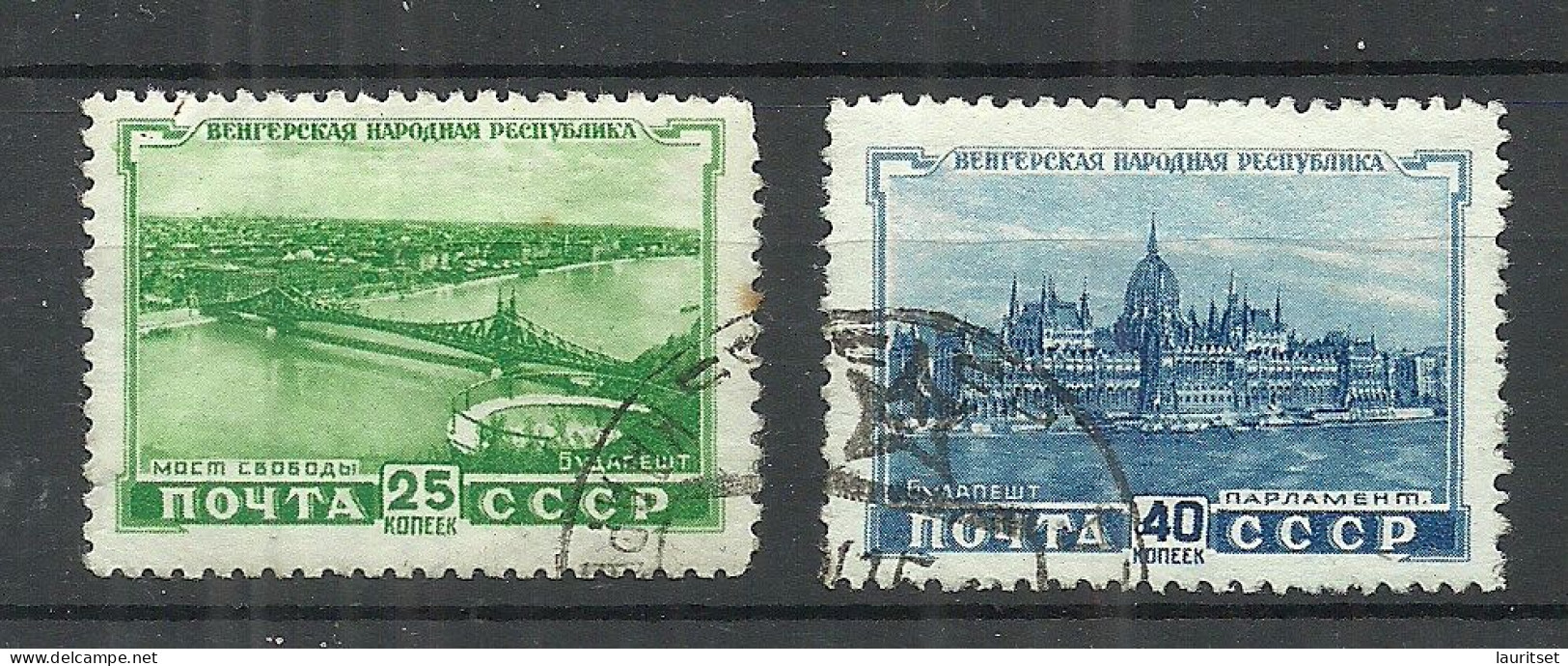 RUSSLAND RUSSIA 1951 Michel 1562 - 1563 O - Used Stamps