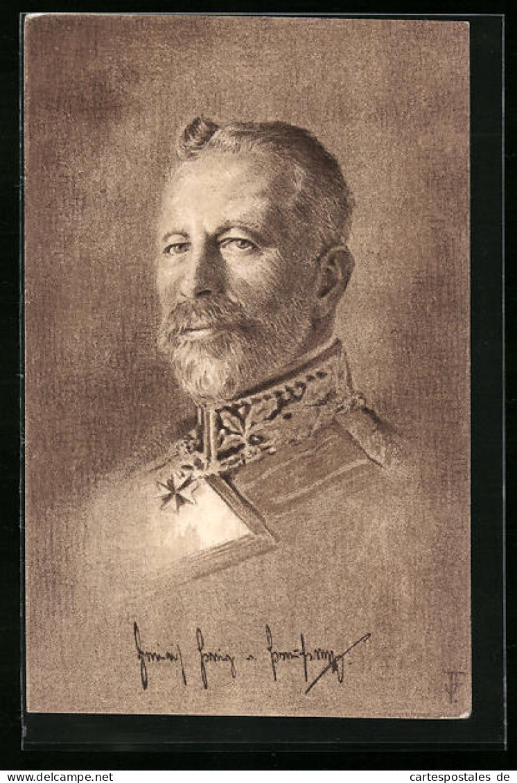 Künstler-AK Prinz Heinrich Von Preussen Mit Orden  - Royal Families