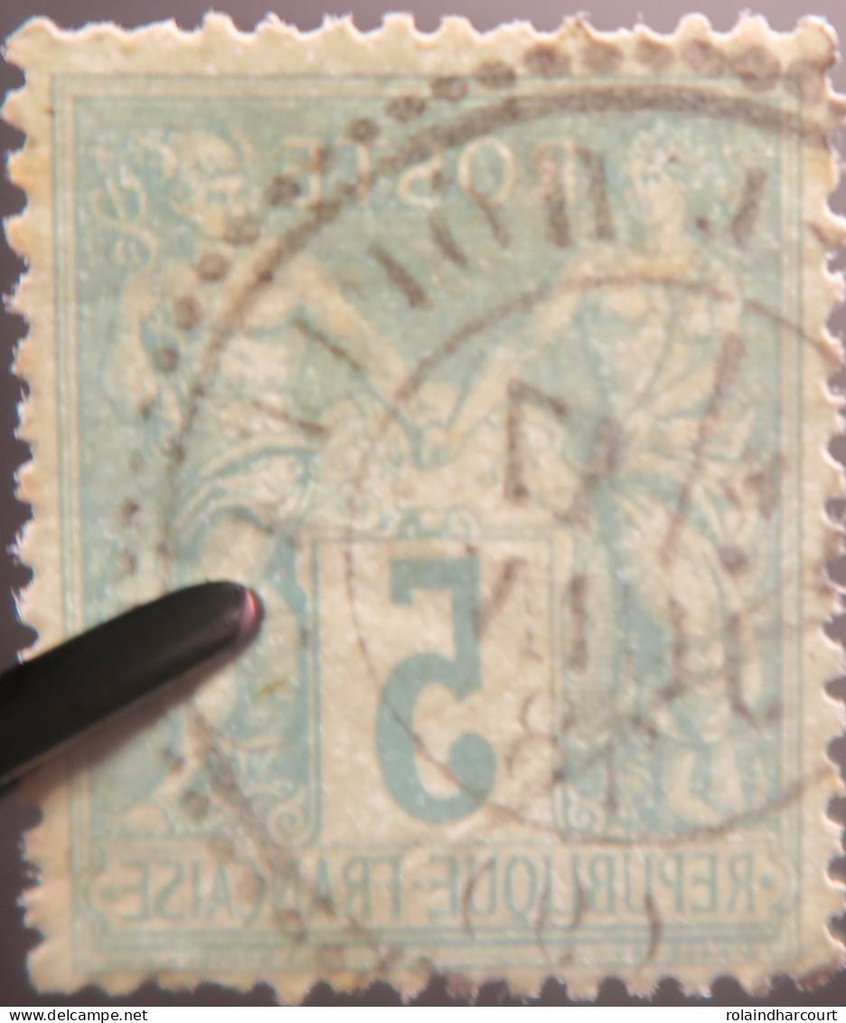 R1311/3054 - FRANCE - SAGE TYPE II N°75 Avec CàD Perlé De X L'HOPITAL (Ariège) 17 JUIN 1878 - 1876-1898 Sage (Type II)