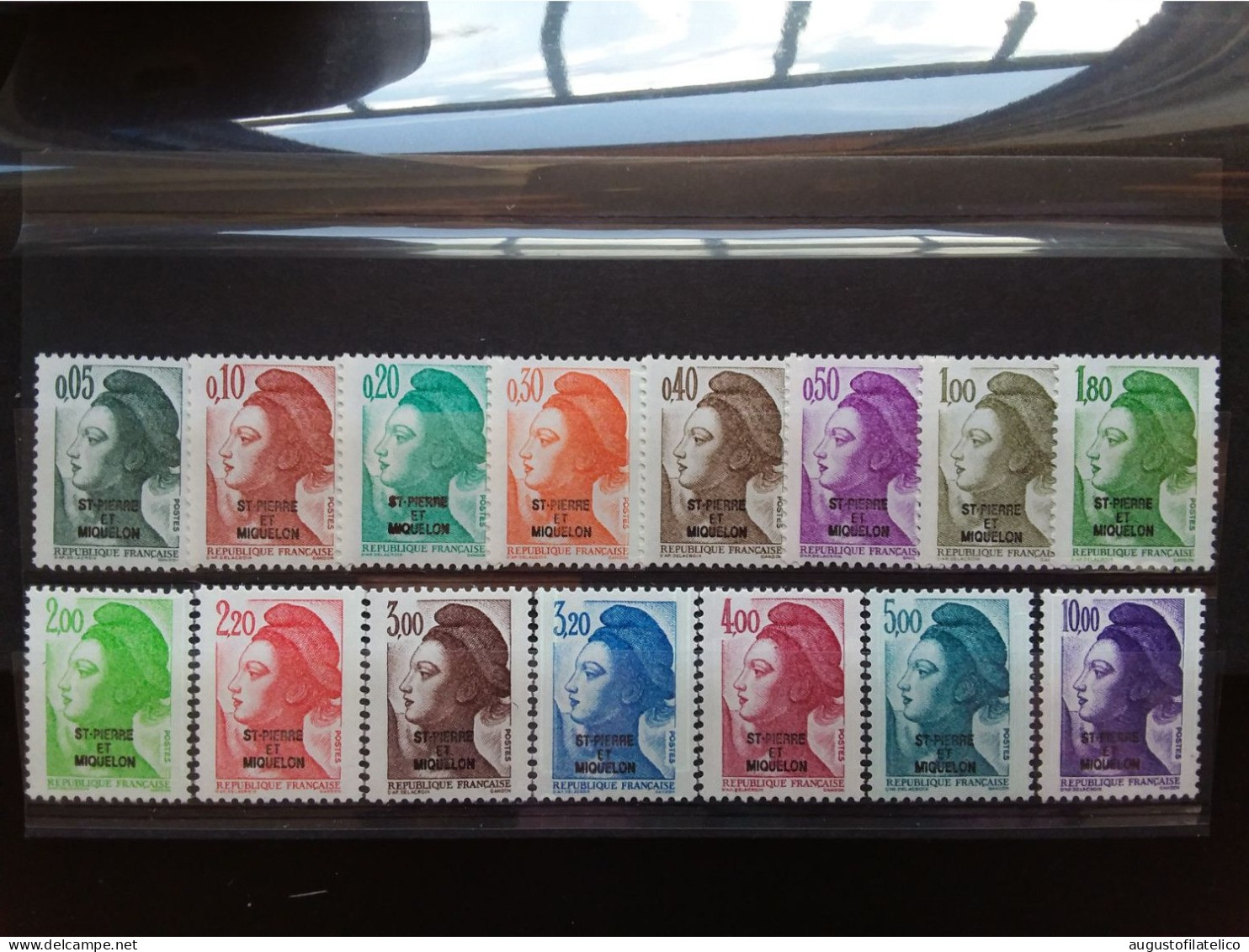 ST. PIERRE ET MIQUELON 1986 - La Sabina Sovrastampata - Nuovi ** (sottofacciale) + Spese Postali - Unused Stamps