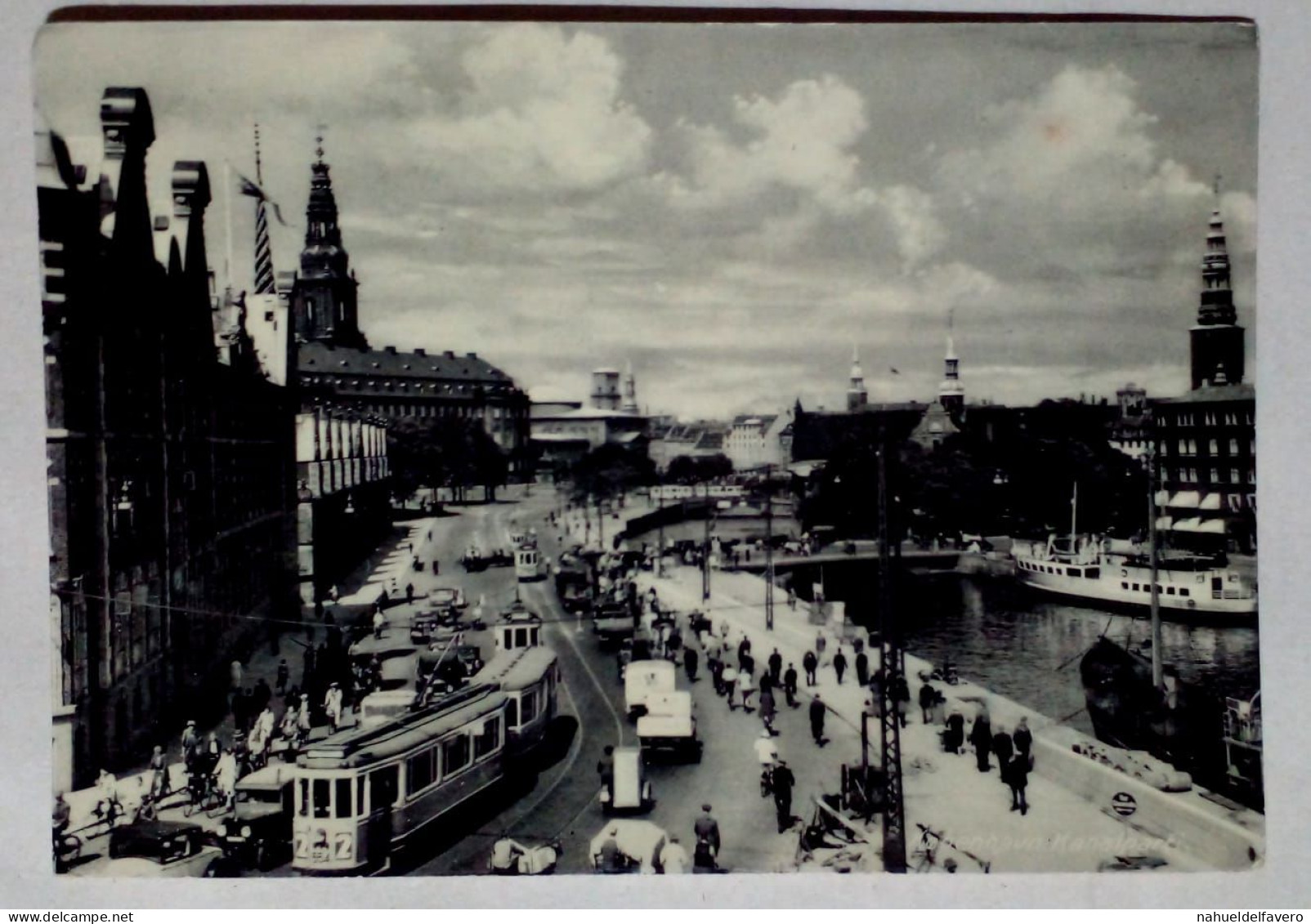 Carte Postale - Panorama Sur Le Canal, Copenhague. - Fotografía