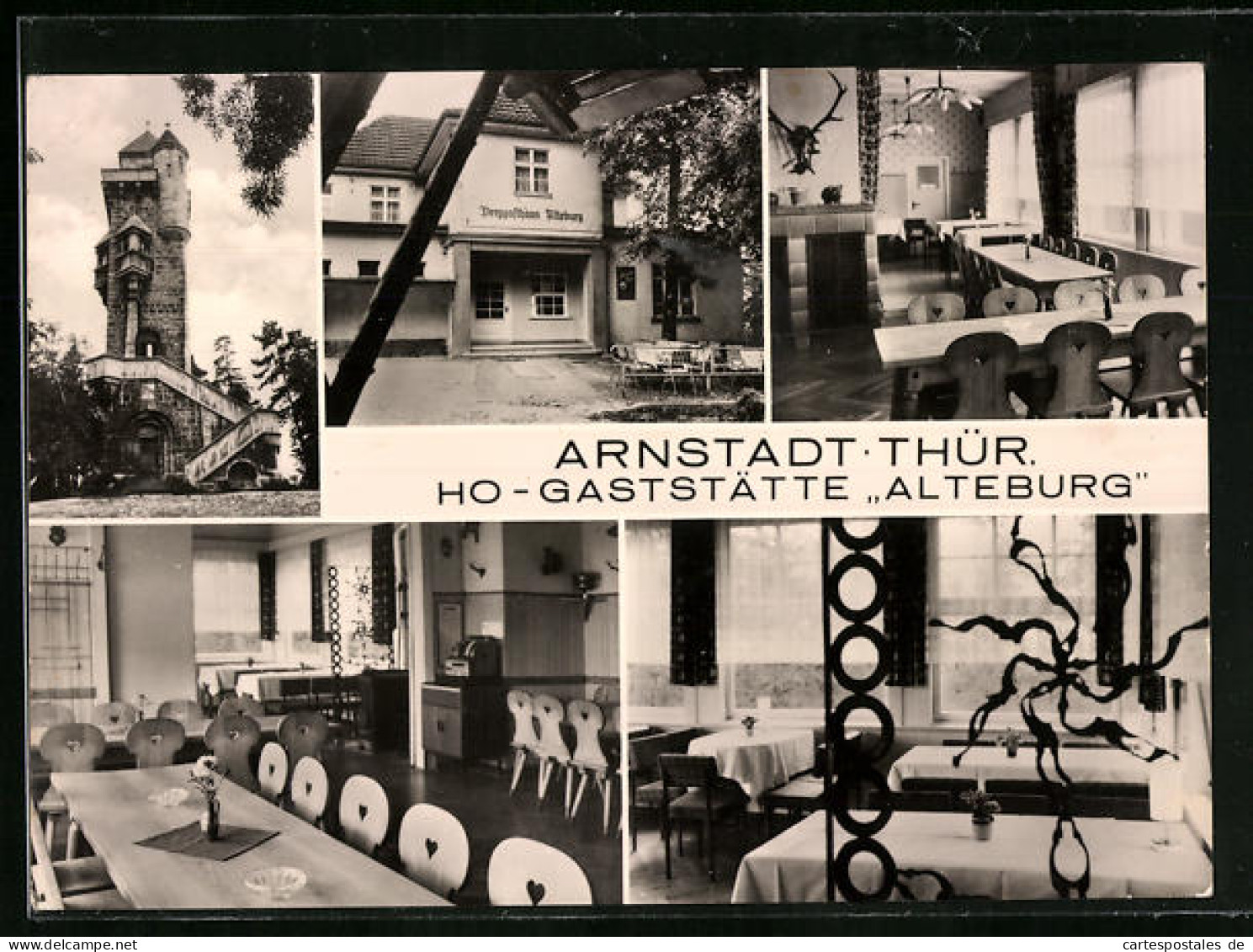 AK Arnstadt /Thür., HO-Gaststätte Alteburg Mit Speisesaal  - Arnstadt