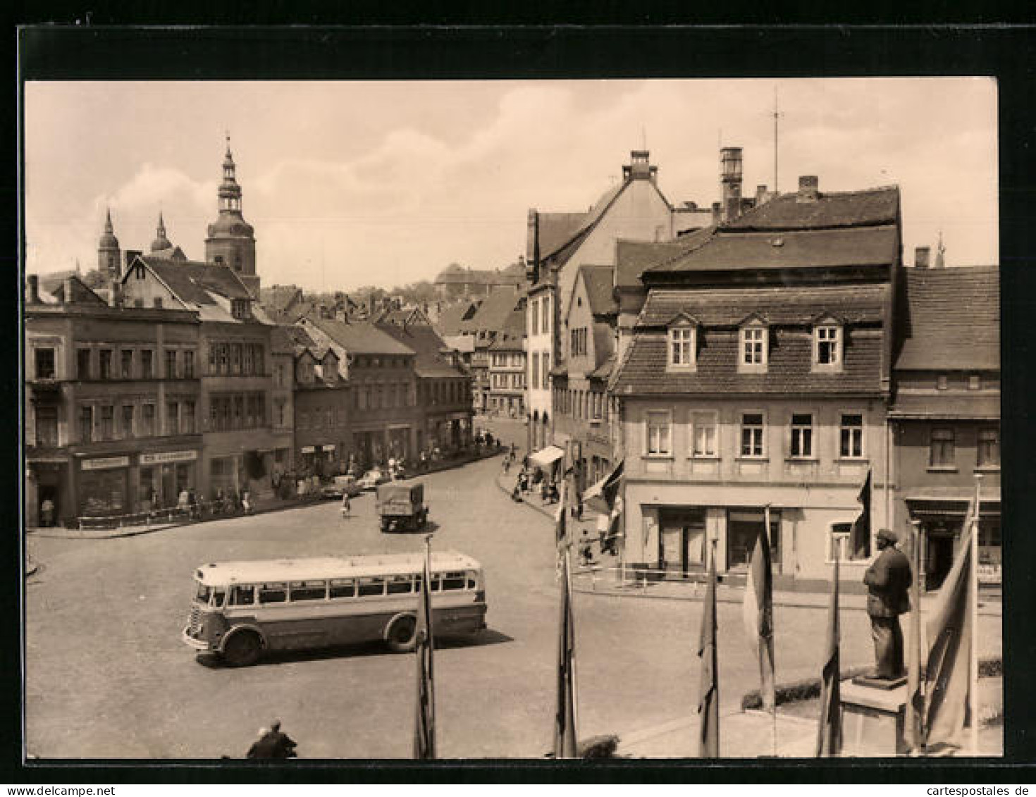 AK Eisleben, August-Bebel-Plan Aus Der Vogelschau  - Lutherstadt Eisleben