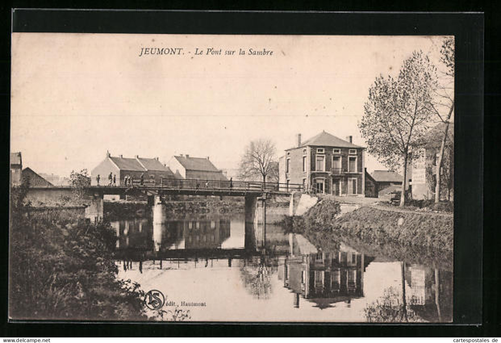 CPA Jeumont, Le Pont Sur La Sambre  - Jeumont
