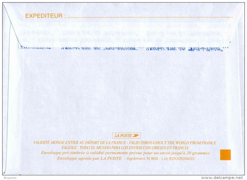 PAP TSC Avec "Marianne De Lamouche - Bleu" Et Illustration "Château De Tarascon" - Prêts-à-poster:Stamped On Demand & Semi-official Overprinting (1995-...)
