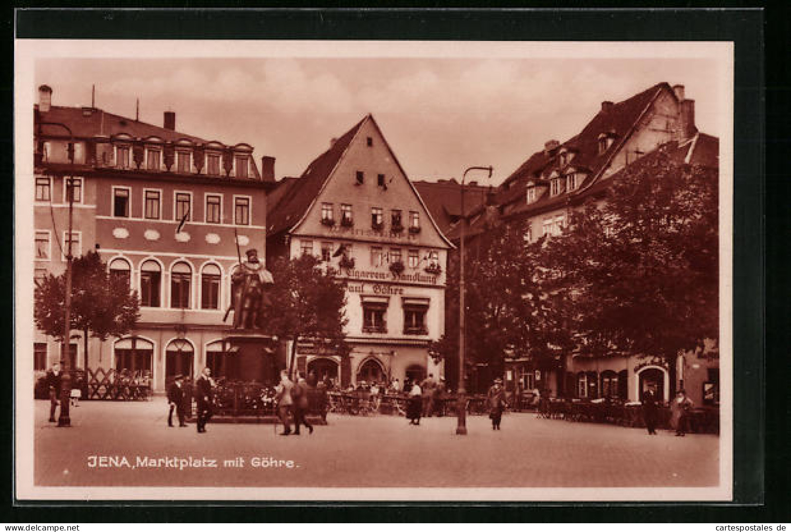 AK Jena, Marktplatz Mit Göhre  - Jena