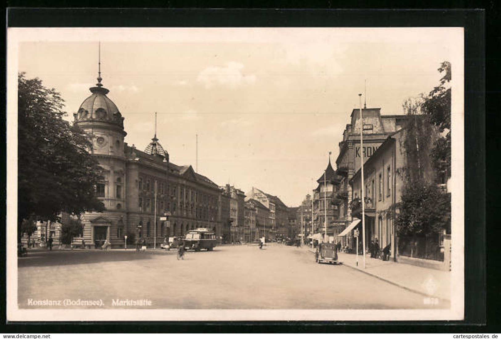 AK Konstanz, Strassenpartie Mit Markstätte  - Konstanz