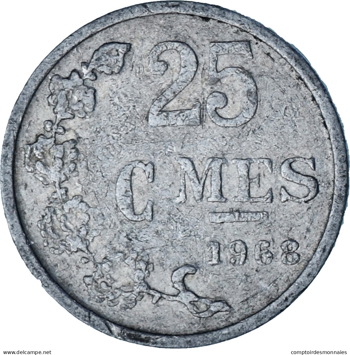 Luxembourg, 25 Centimes, 1968 - Luxemburgo