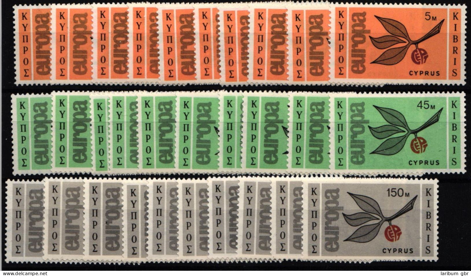 Zypern 10 X 258-260 Postfrisch CEPT (Katalog 350,-€) #JU935 - Used Stamps