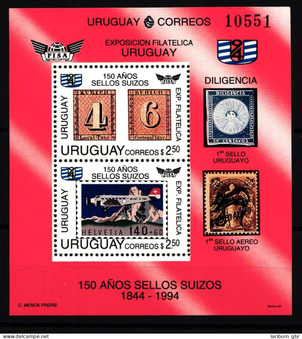 Uruguay Block 60 Postfrisch #JU951 - Uruguay