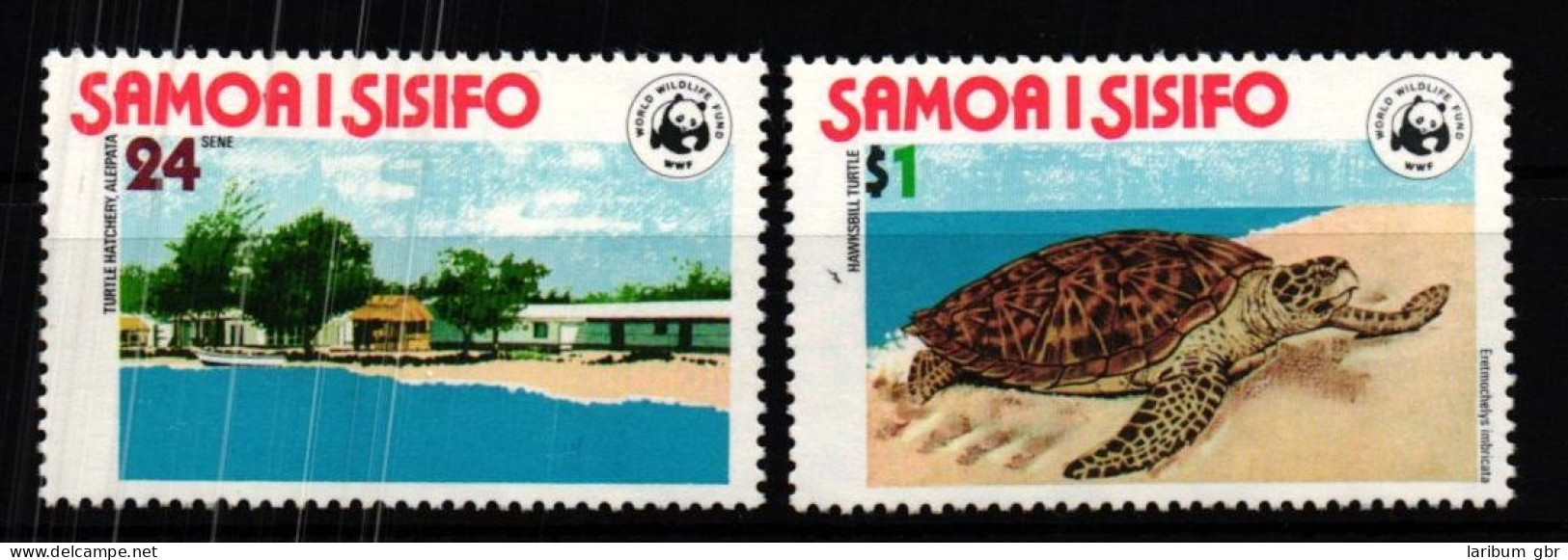 Samoa WWF 370-371 Postfrisch Schildkröten #JV343 - Autres & Non Classés