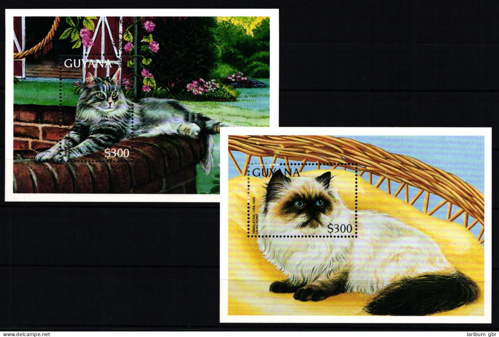 Guyana Block 518-519 Postfrisch Katzen #JV245 - Guyana (1966-...)