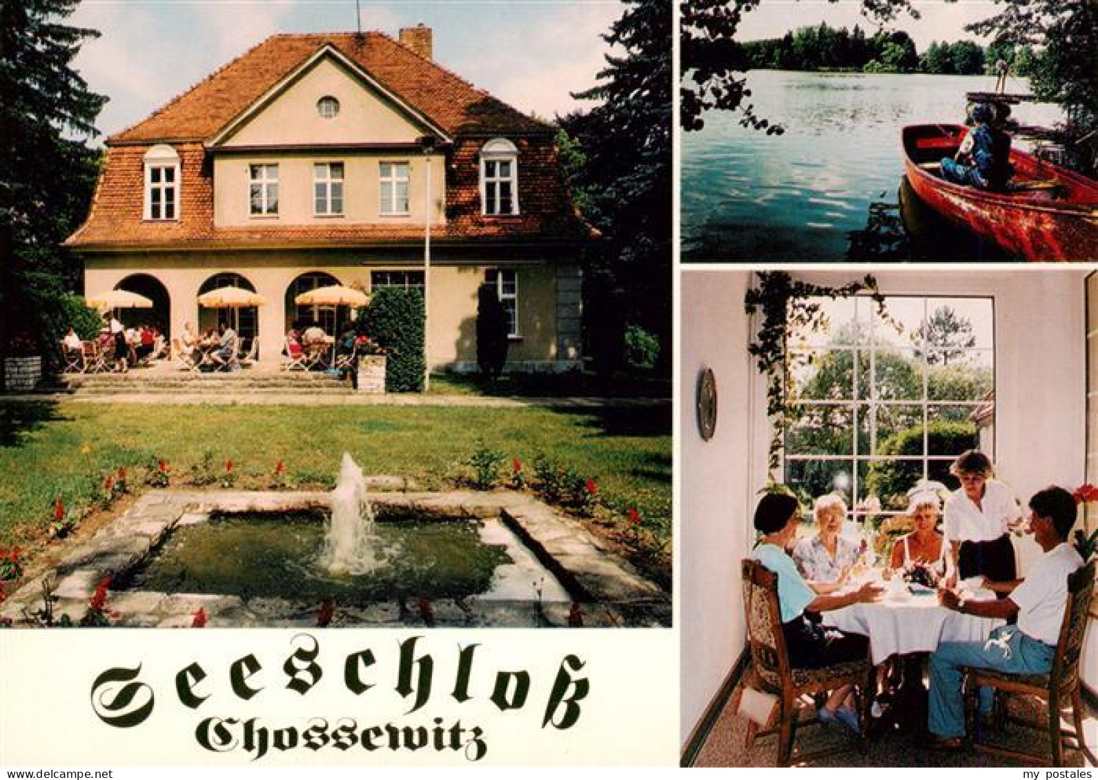 73941968 Chossewitz_Friedland_Mark Seeschloss Chossewitz Gastraum Bootspartie - Other & Unclassified