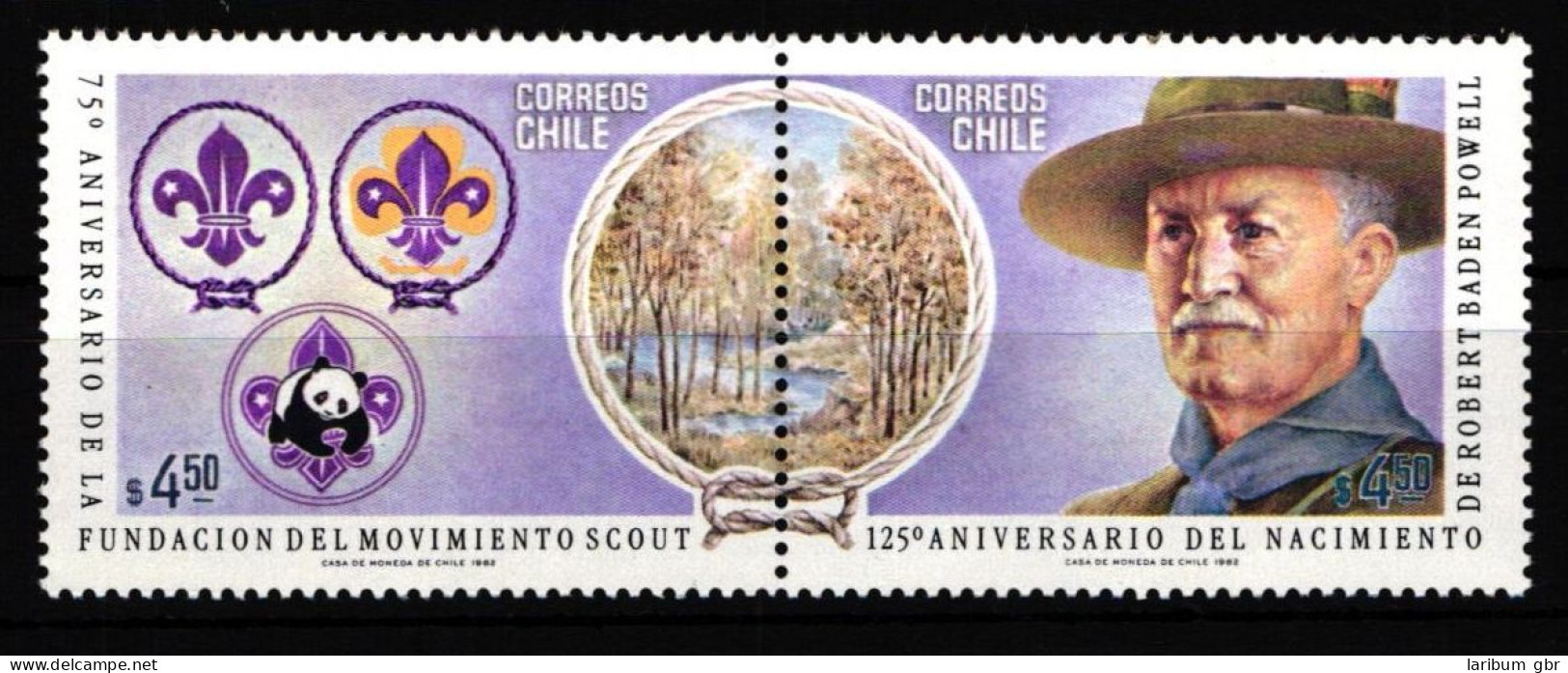 Chile 986-987 Postfrisch Als Waag. Paar, Pfadfinder #JV331 - Chile