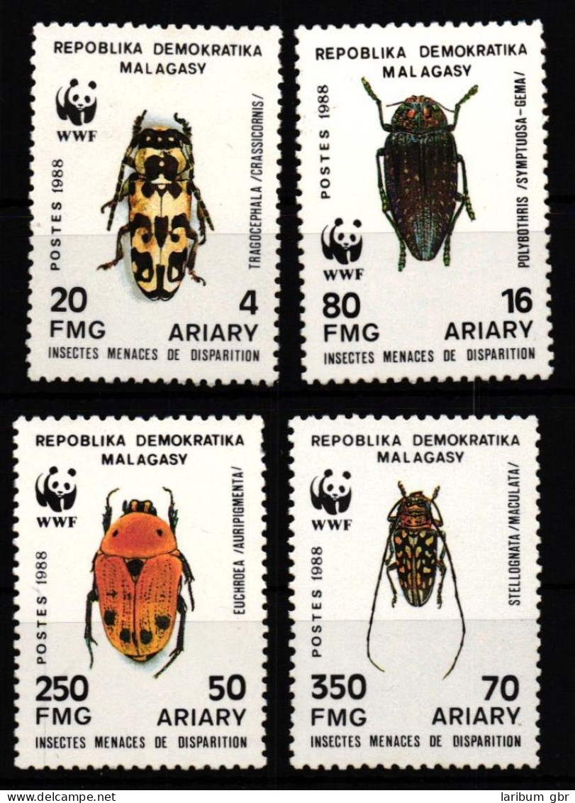 Madagaskar WWF 1157-1160 Postfrisch Insekten #JV316 - Other & Unclassified
